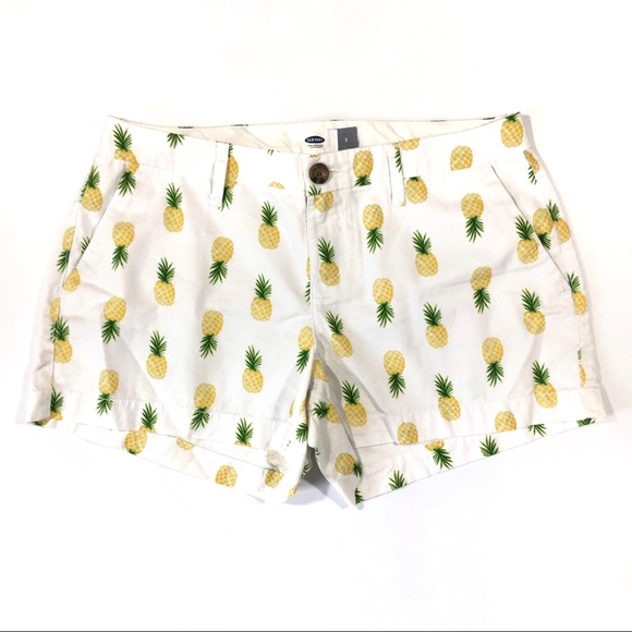 old navy pineapple shorts